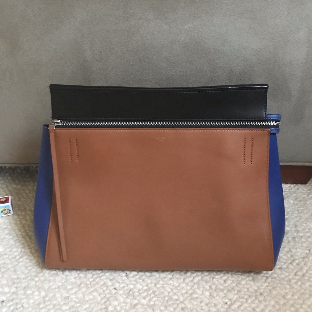 Celine Edge bag blue black brown